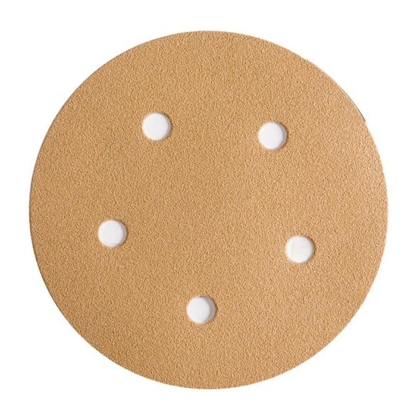 Sunmight Usa Gold - 5IN 5 hole Hook and Loop Disc Grit 400 , 50PK 52216 - main